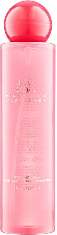 Perry Ellis 360° Coral spray corporel pour femme 236 ml