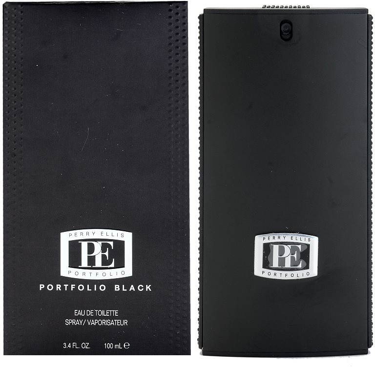 Perry Ellis Portfolio Black woda toaletowa dla mężczyzn 100 ml