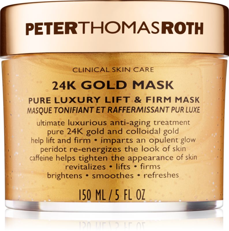 Peter Thomas Roth 24K Gold luxusní zpevňující maska na obličej s liftingovým efektem