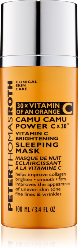 Peter Thomas Roth Camu Camu Power C x 30™ máscara iluminadora de noite com vitamina C