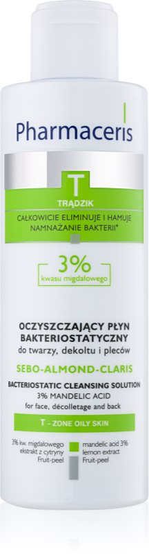 Pharmaceris T-Zone Oily Skin Sebo-Almond-Claris čistilna voda za mastno in mešano kožo