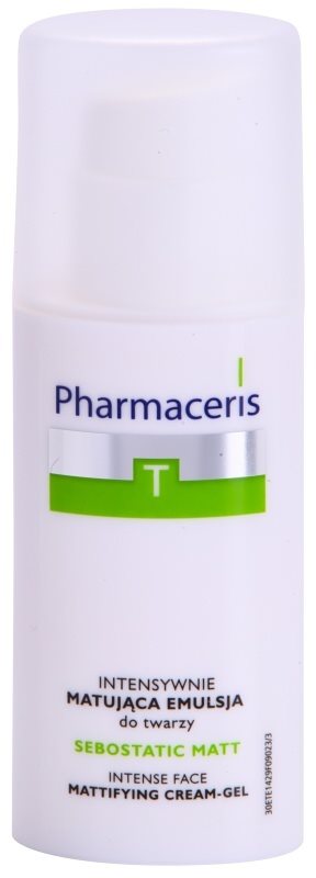 Pharmaceris T-Zone Oily Skin Sebostatic Matt mattító emulzió az aknéra hajlamos zsíros bőrre