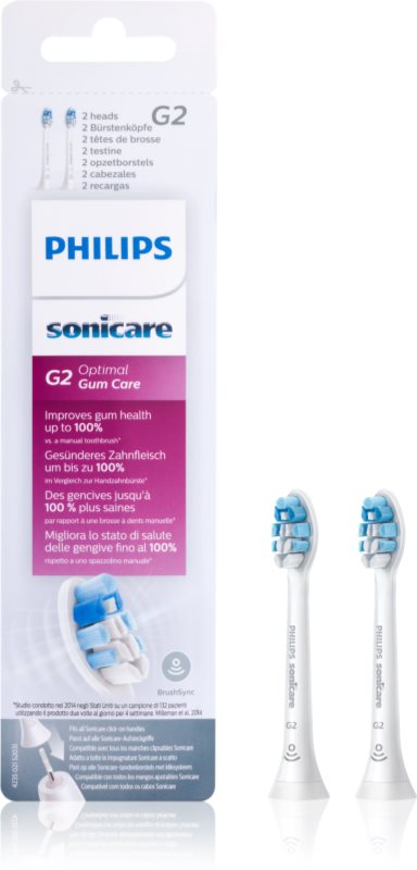 Philips Sonicare Optimal Gum Care HX9032/10 Replacement Heads For Toothbrush 2 pcs