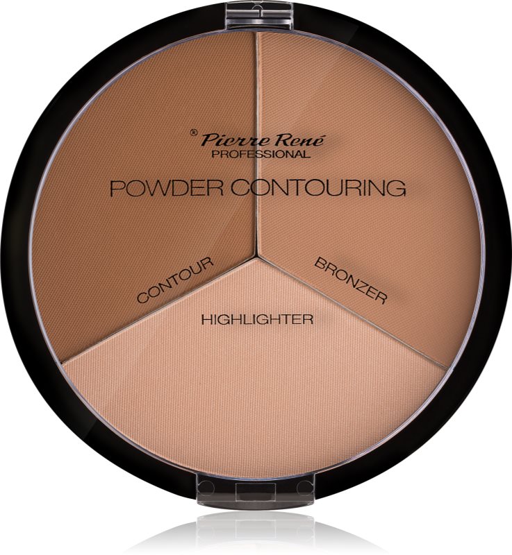 Pierre René Powder Contouring paleta za konture obraza