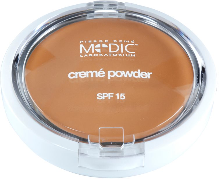 Pierre René Medic Laboratorium Pudra cu textura cremoasa cu oglinda si aplicator SPF 15