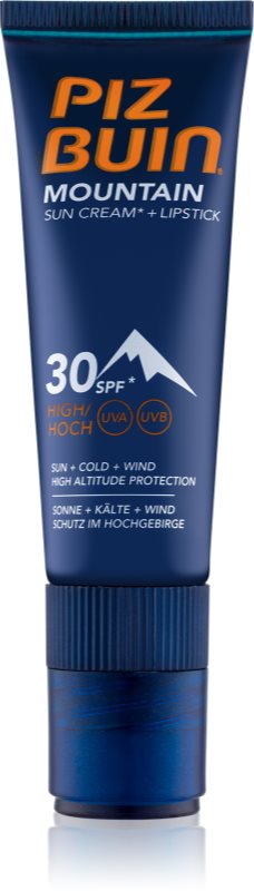Piz Buin Mountain Protective Face Cream and Lip Balm 2 v 1 SPF 30