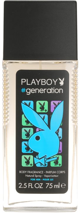 Playboy Generation deodorant s rozprašovačom pre mužov 75 ml