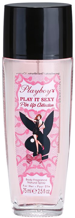 Playboy Play It Sexy Pin Up Deo mit Zerstäuber Damen 75 ml