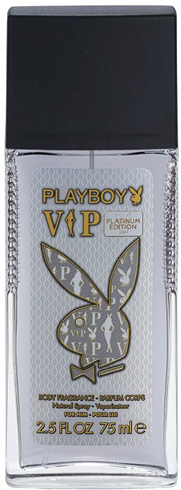 Playboy VIP Platinum Edition deodorant s rozprašovačem pro muže 75 ml