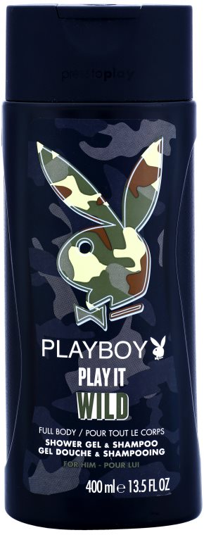 Playboy Play it Wild żel pod prysznic dla mężczyzn 400 ml