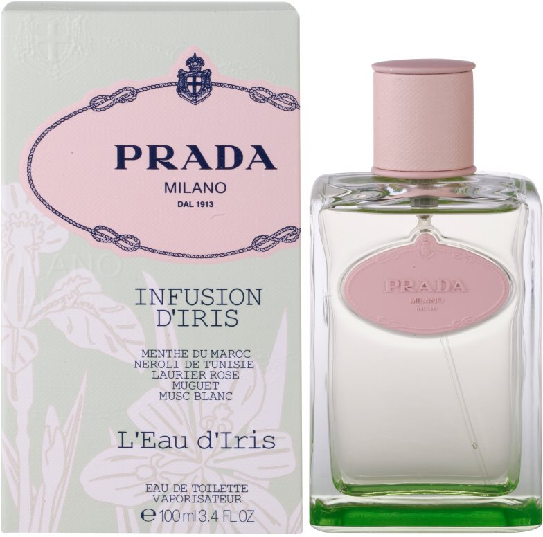 Prada Les Infusions Infusion d'Iris L'Eau d'Iris eau de toilette pour femme 100 ml edition limitée