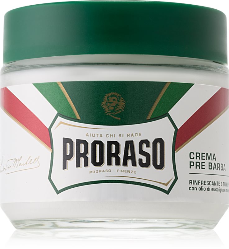 Proraso Green krema pred britjem