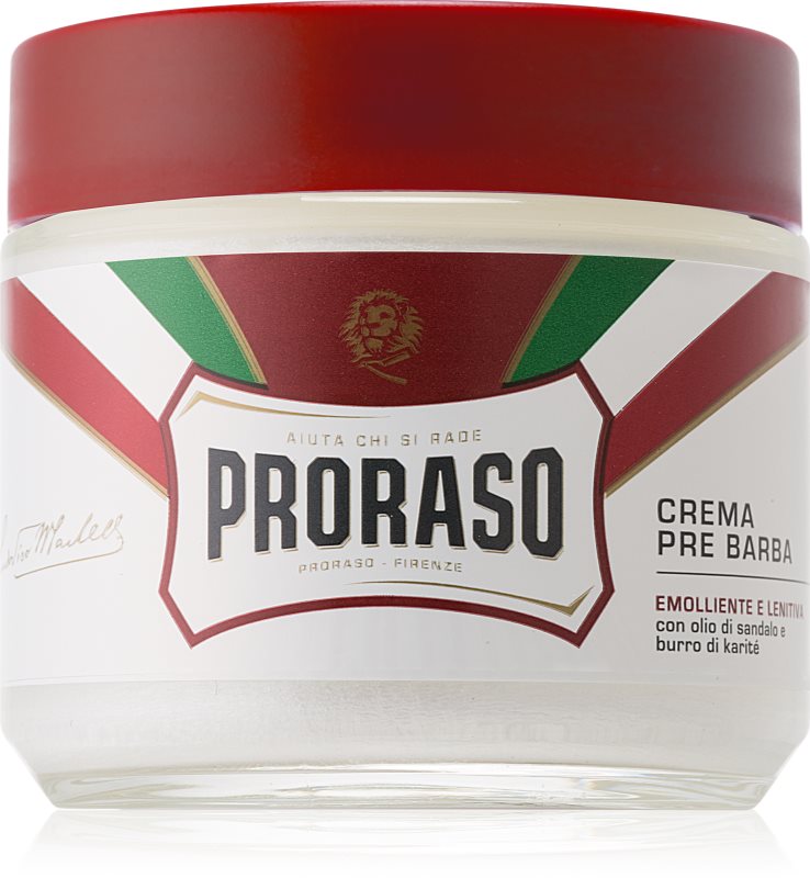 Proraso Red borotválkozás előtti krém az erős bajuszra