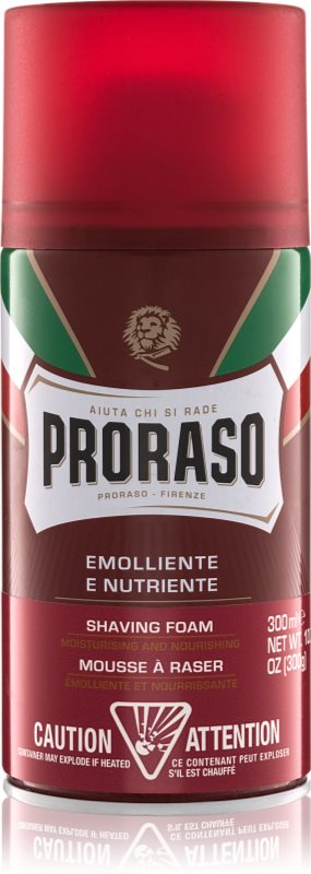 Proraso Red pena za britje z hranilnim učinkom