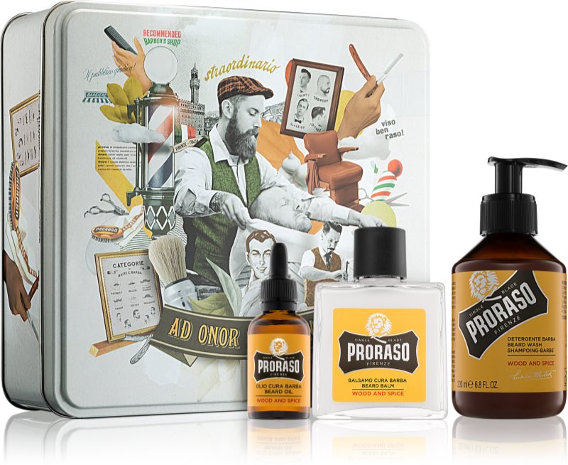 Proraso Wood and Spice kosmetická sada I. (pro muže)
