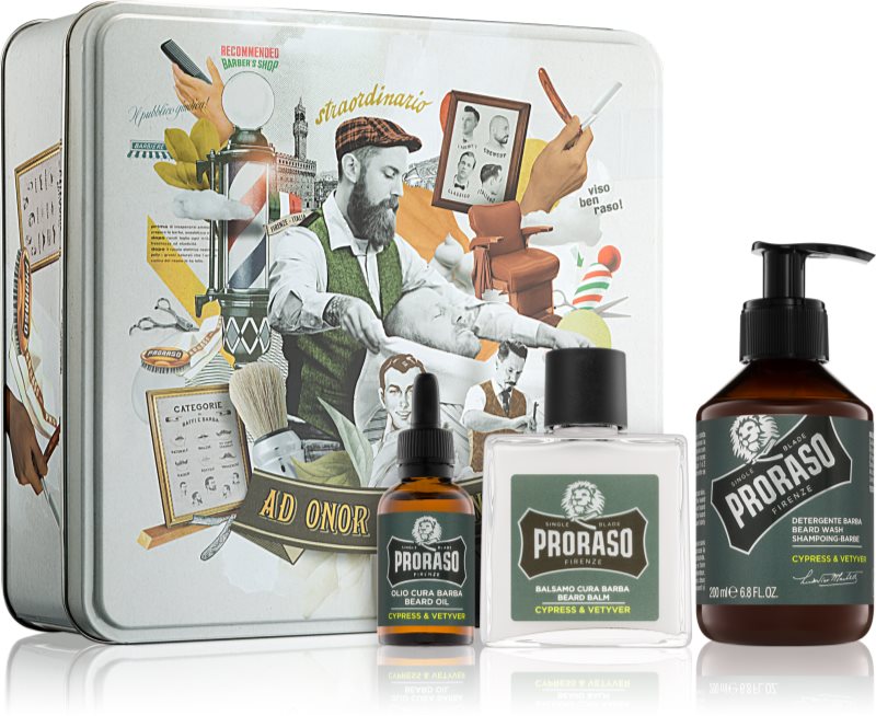 Proraso Cypress & Vetyver kozmetični set I. (za moške)