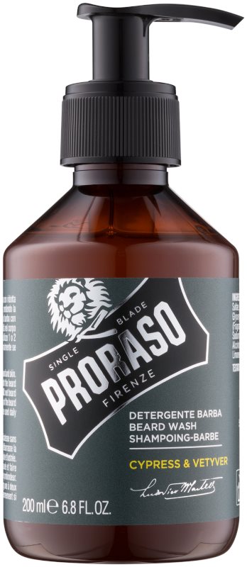 Proraso Cypress & Vetyver šampon na vousy