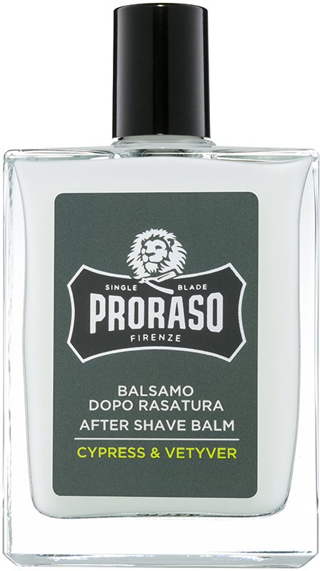 Proraso Cypress & Vetyver bálsamo hidratante after shave textura enriquecida