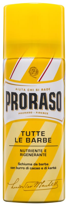 Proraso Yellow pjena za brijanje s regenerirajućim učinkom