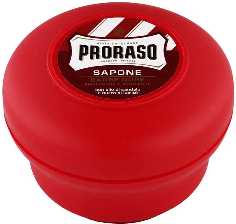 Proraso Red mýdlo na holení pro tvrdé vousy