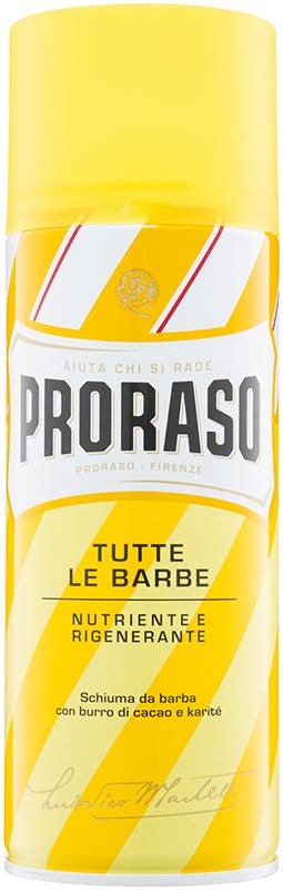 Proraso Yellow espuma de afeitar con efecto regenerador