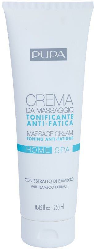 Pupa Home SPA Tonin Anti-Fatigue masszázs krém fáradtság ellen