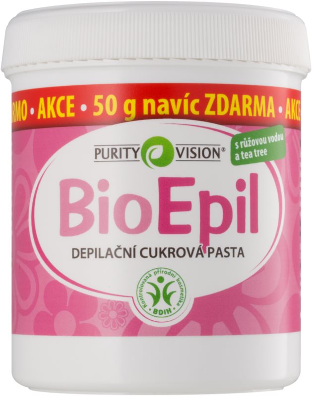 Purity Vision BioEpil depilační cukrová pasta