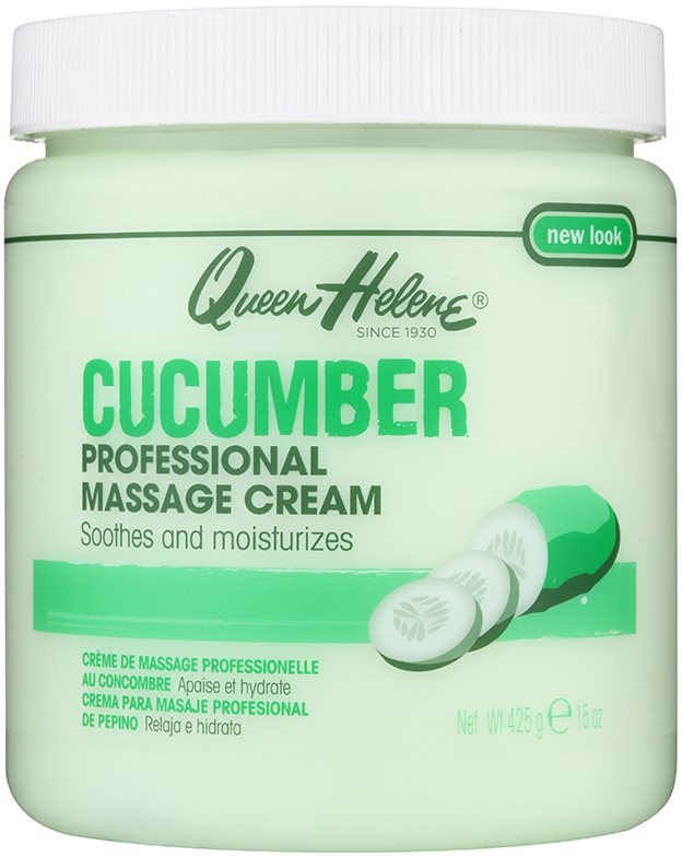 Queen Helene Cucumber crema para masaje para rostro y cuerpo