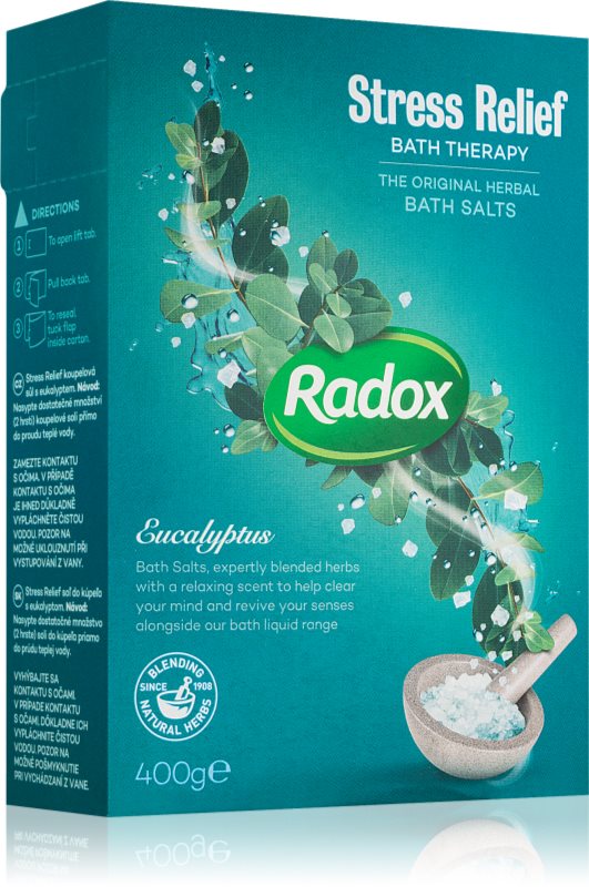 Radox Stress Relief relaxačná soľ do kúpeľa