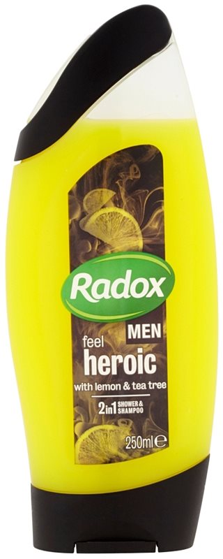 Radox Men Feel Heroic gel za prhanje in šampon 2v1