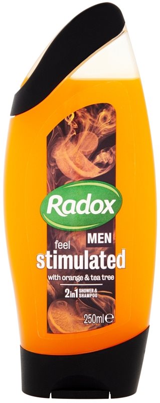 Radox Men Feel Stimulated gel za prhanje in šampon 2v1