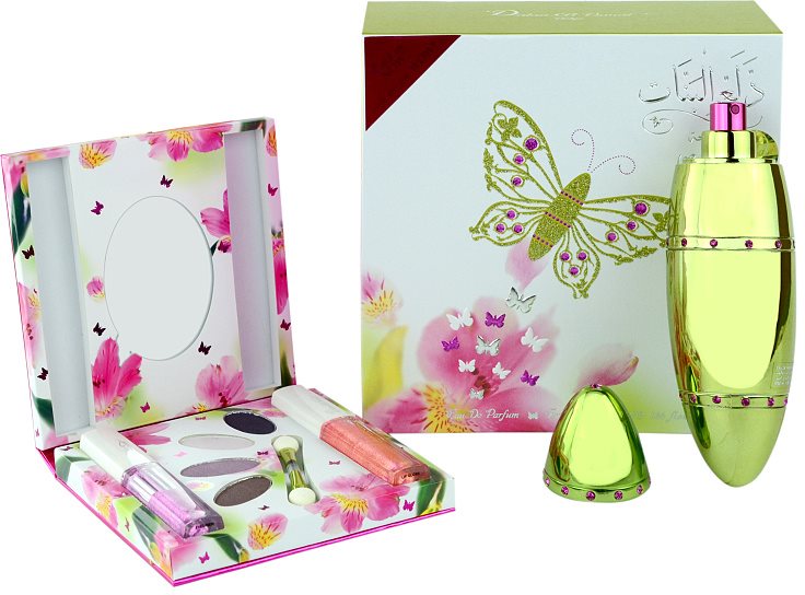Rasasi Al Banat Bheja Eau de Parfum for Women 50 ml + Eyeshadow + Liquid Eyeliner + Lip Gloss