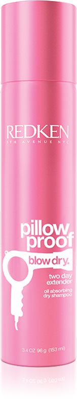 Redken Pillow Proof Blow Dry suchý šampon pro absorpci přebytečného mazu a pro osvěžení vlasů