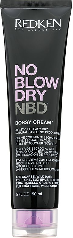 Redken No Blow Dry creme de styling para cabelo grosso e rebelde com efeito de secagem rápida