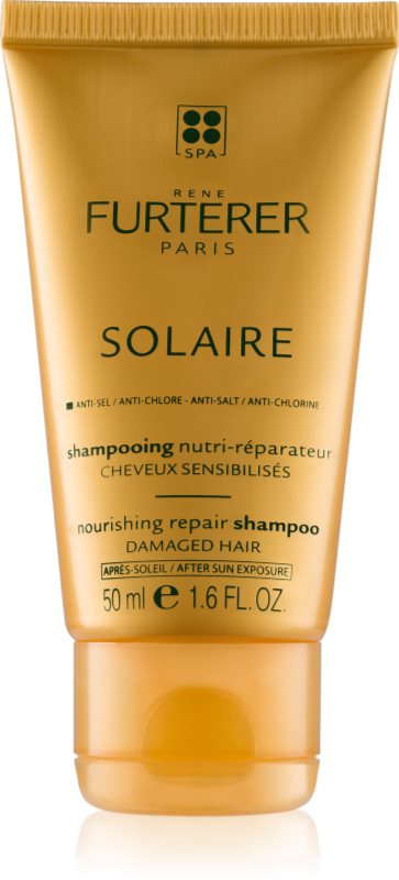 Rene Furterer Solaire champú nutritivo para cabello contra los efectos del sol, el cloro y la sal