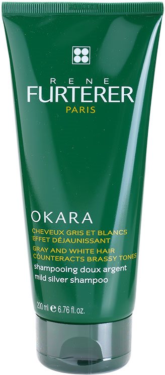 Rene Furterer Okara Protect Color delikatny, srebrny szampon neutralizujący żółtawe odcienie