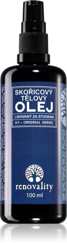 Renovality Original Series škoricový telový olej lisovaný za studena