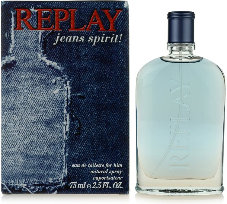 Replay Jeans Spirit! For Him eau de toilette pentru bărbați 75 ml
