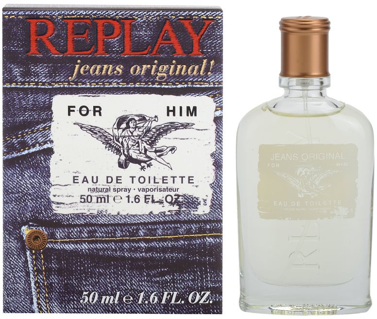 Replay Jeans Original! For Him Eau de Toilette für Herren 50 ml