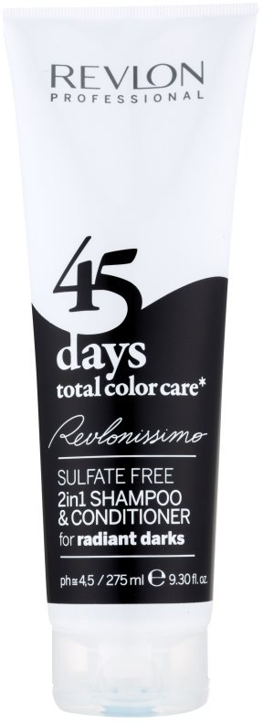 Revlon Professional Revlonissimo Color Care 2-in1 Shampoo and Conditioner for Very Dark and Black Hair