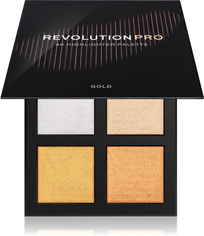 Revolution PRO 4K Highlighter Palette paleta rozjaśniaczy