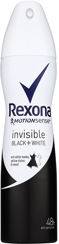Rexona Invisible Black and White antiperspirant v pršilu