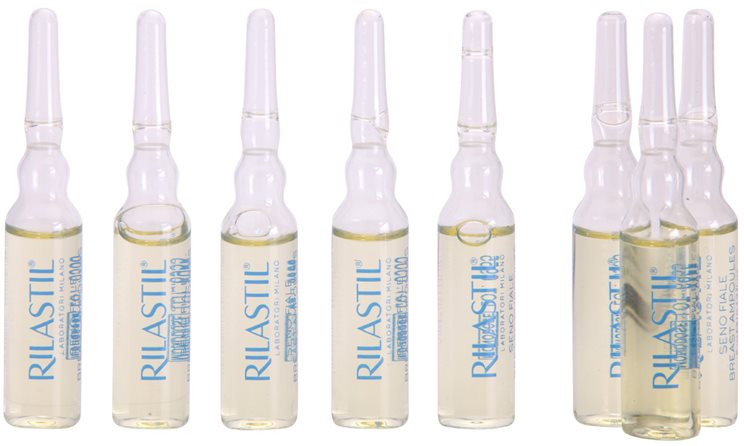 Rilastil Breast učvrstitveni serum za dekolte in prsi v ampulah