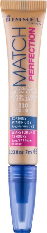 Rimmel Match Perfection korektor in osvetljevalec