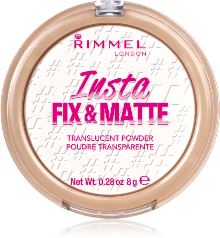 Rimmel Insta Fix & Matte прозора фіксуюча пудра