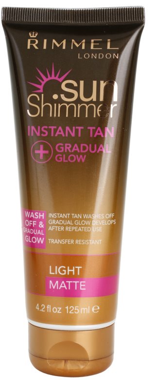 Rimmel Sun Shimmer Instant Tan abwaschbares Selbstbräuner-Gel