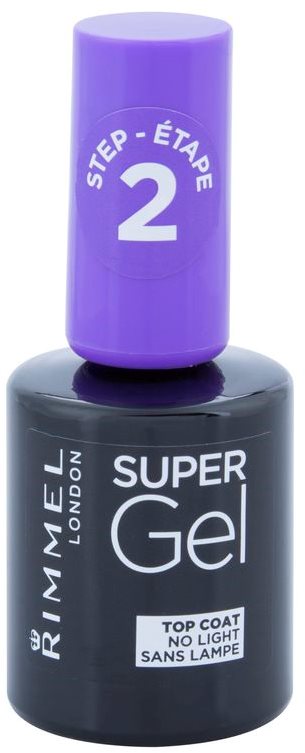 Rimmel Super Gel Step 2 zaščitni nadlak za nohte s sijajem