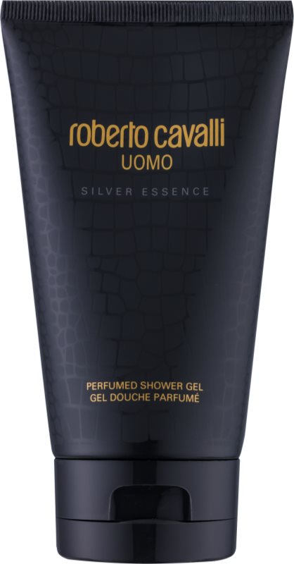 Roberto Cavalli Uomo Silver Essence żel pod prysznic dla mężczyzn 150 ml