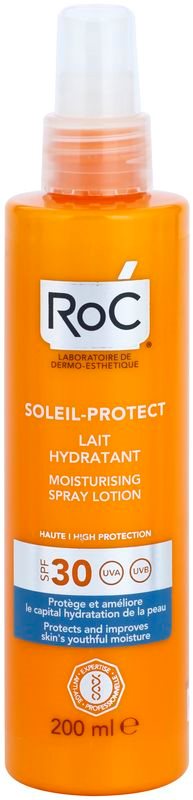 RoC Soleil Protect zaščitni vlažilni losjon v pršilu SPF 30