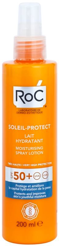 RoC Soleil Protect loção hidratante protetora em spray SPF 50+